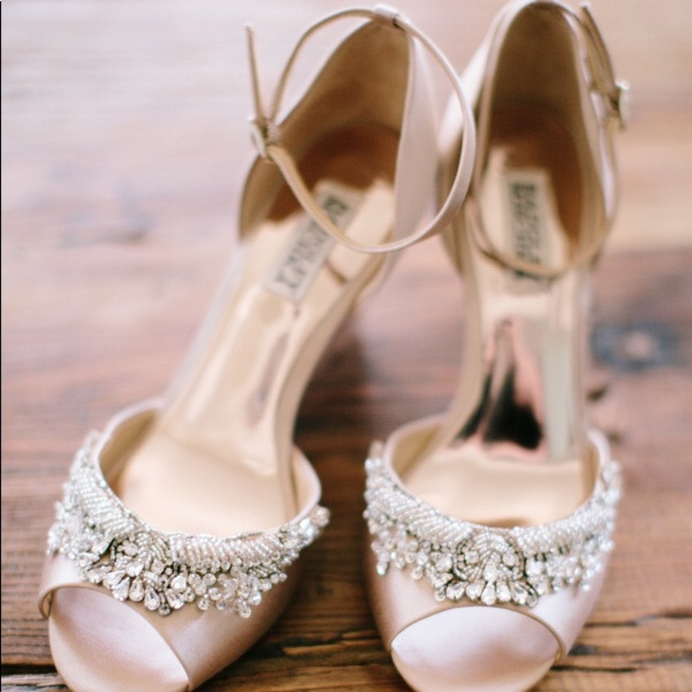 BADGLEY MISCHKA MALORIE EMBELLISHED WEDGE